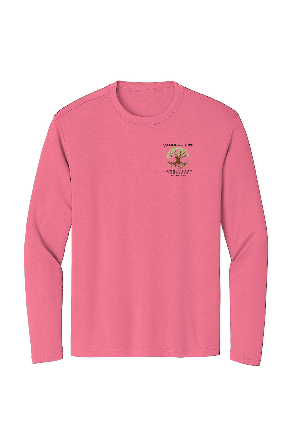Sport-Tek Long Sleeve Tee pink