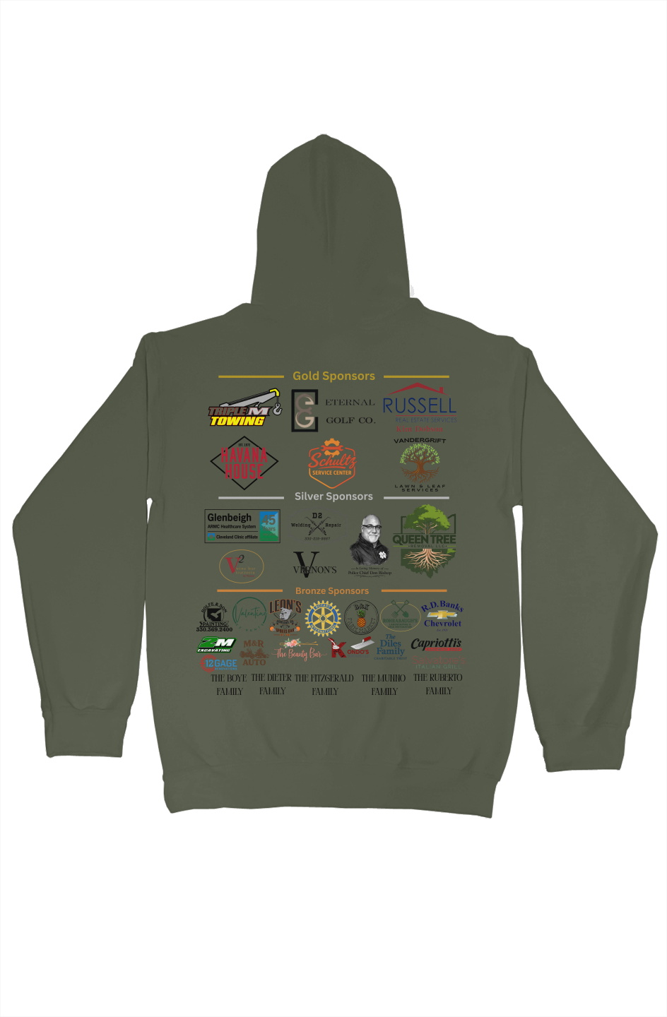 2026 TV Outing Military Green Hoodie