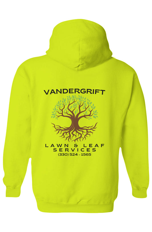 High Visibility Hooded Sweatshirt yellow