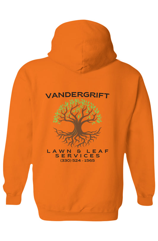 High Visibility Hooded Sweatshirt orange
