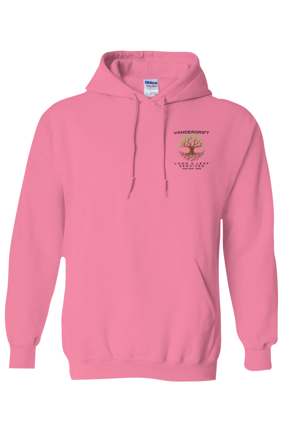 High Visibility Hooded Sweatshirt pink