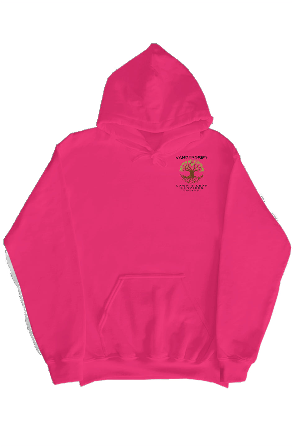 gildan pullover hoody pink
