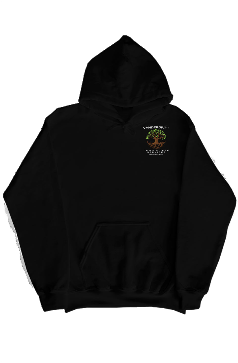 gildan pullover hoody black