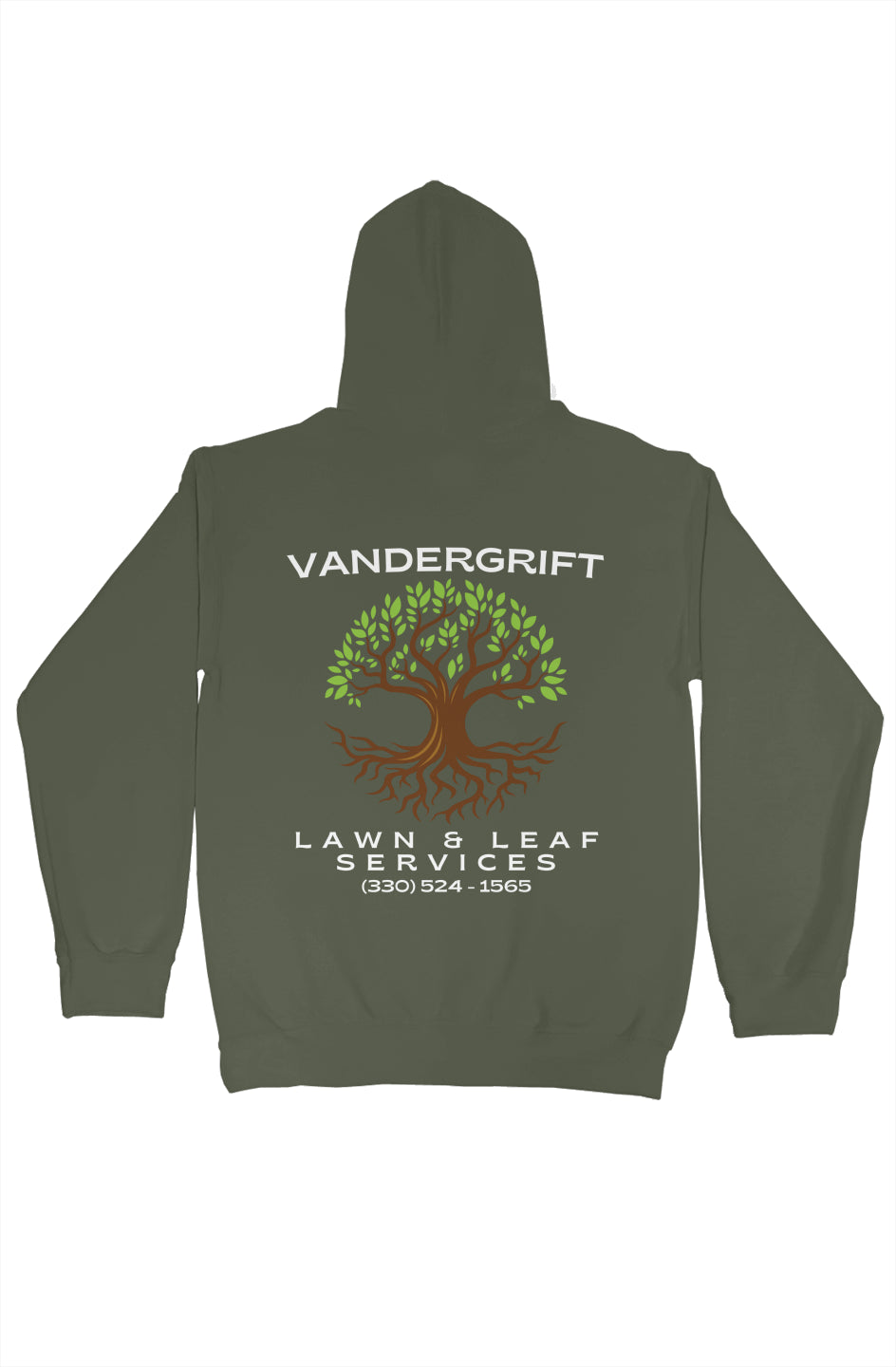gildan pullover hoody military green