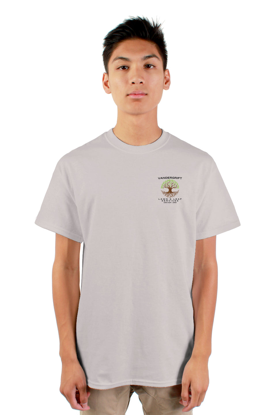 gildan mens tshirt ice grey