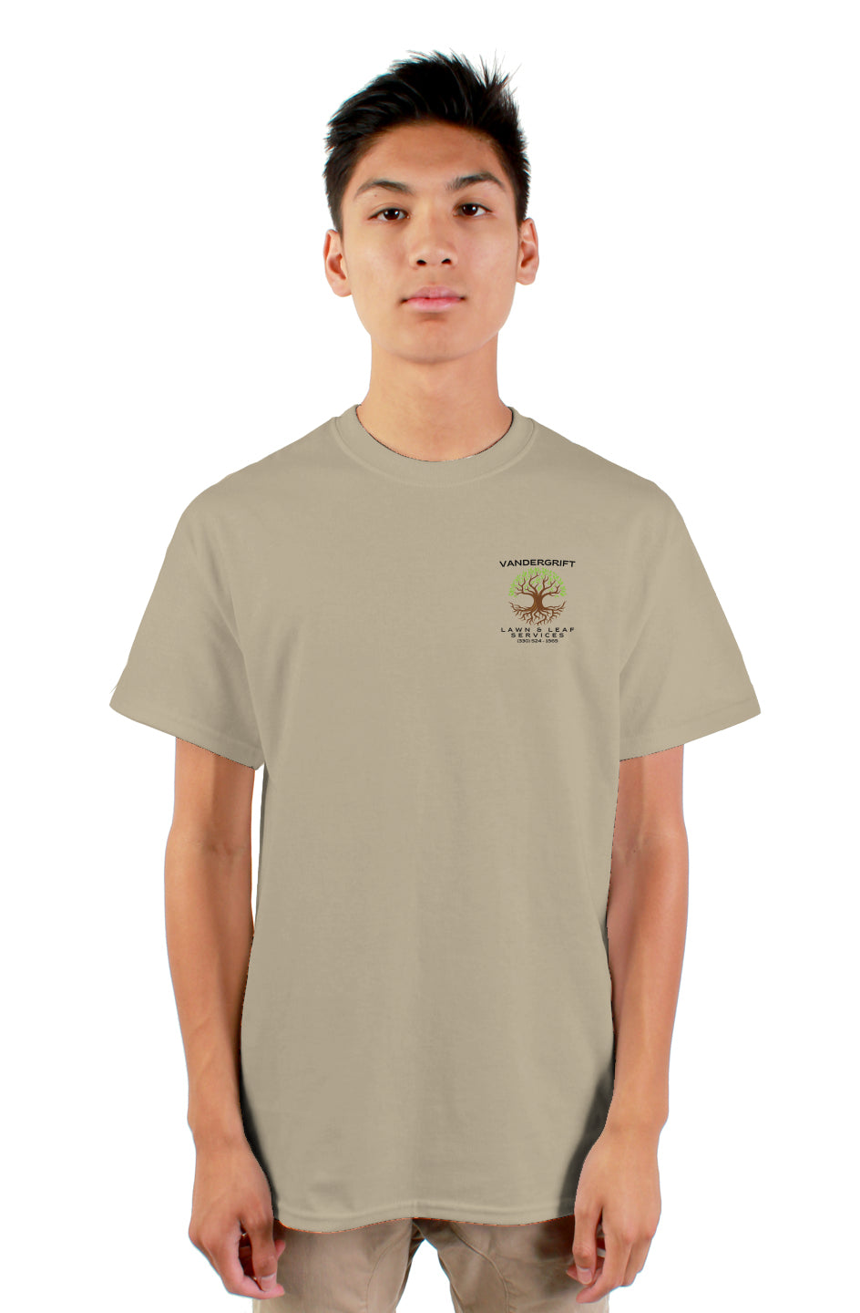 gildan mens tshirt sand