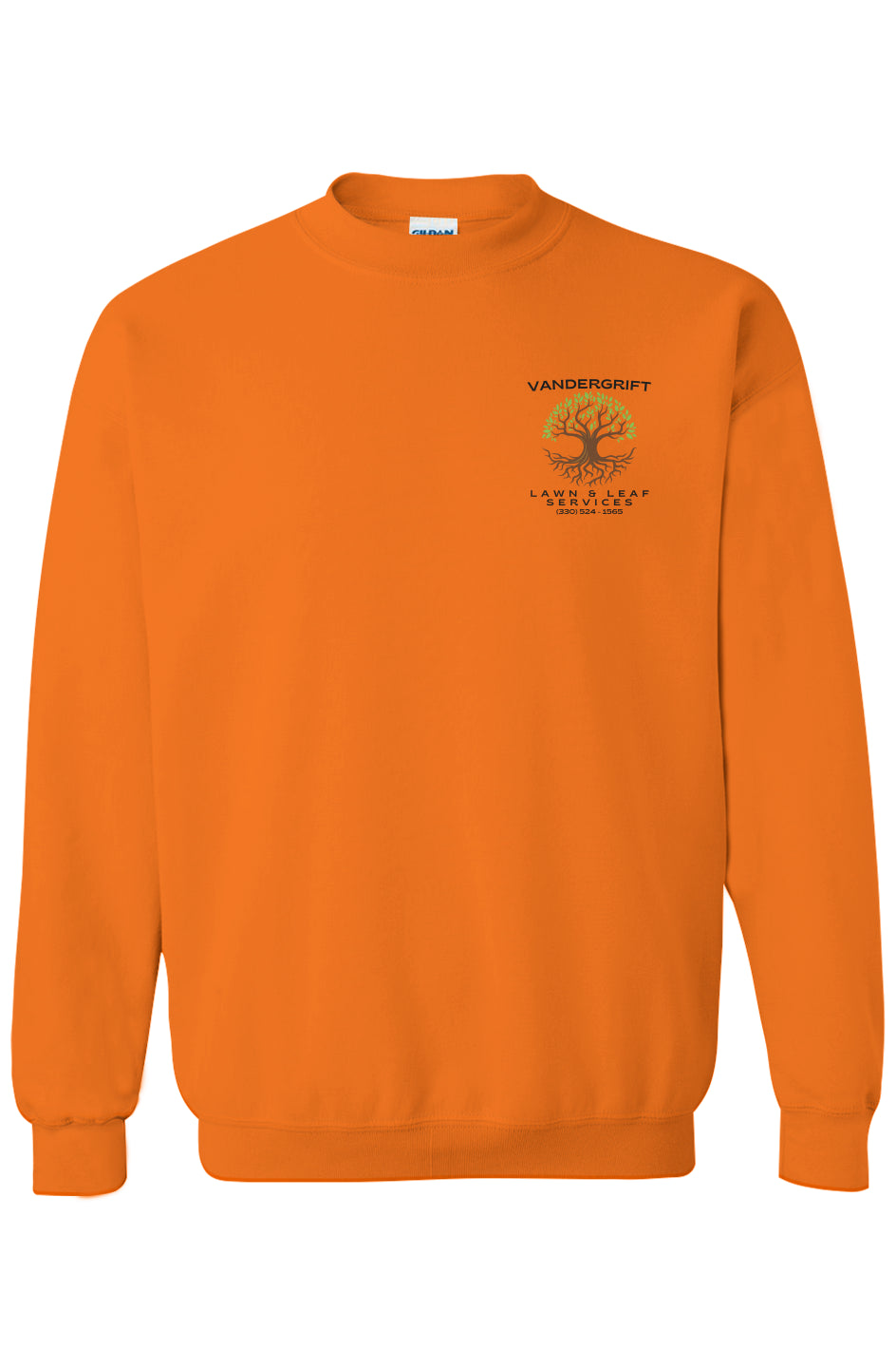 High Visibility Crewneck orange