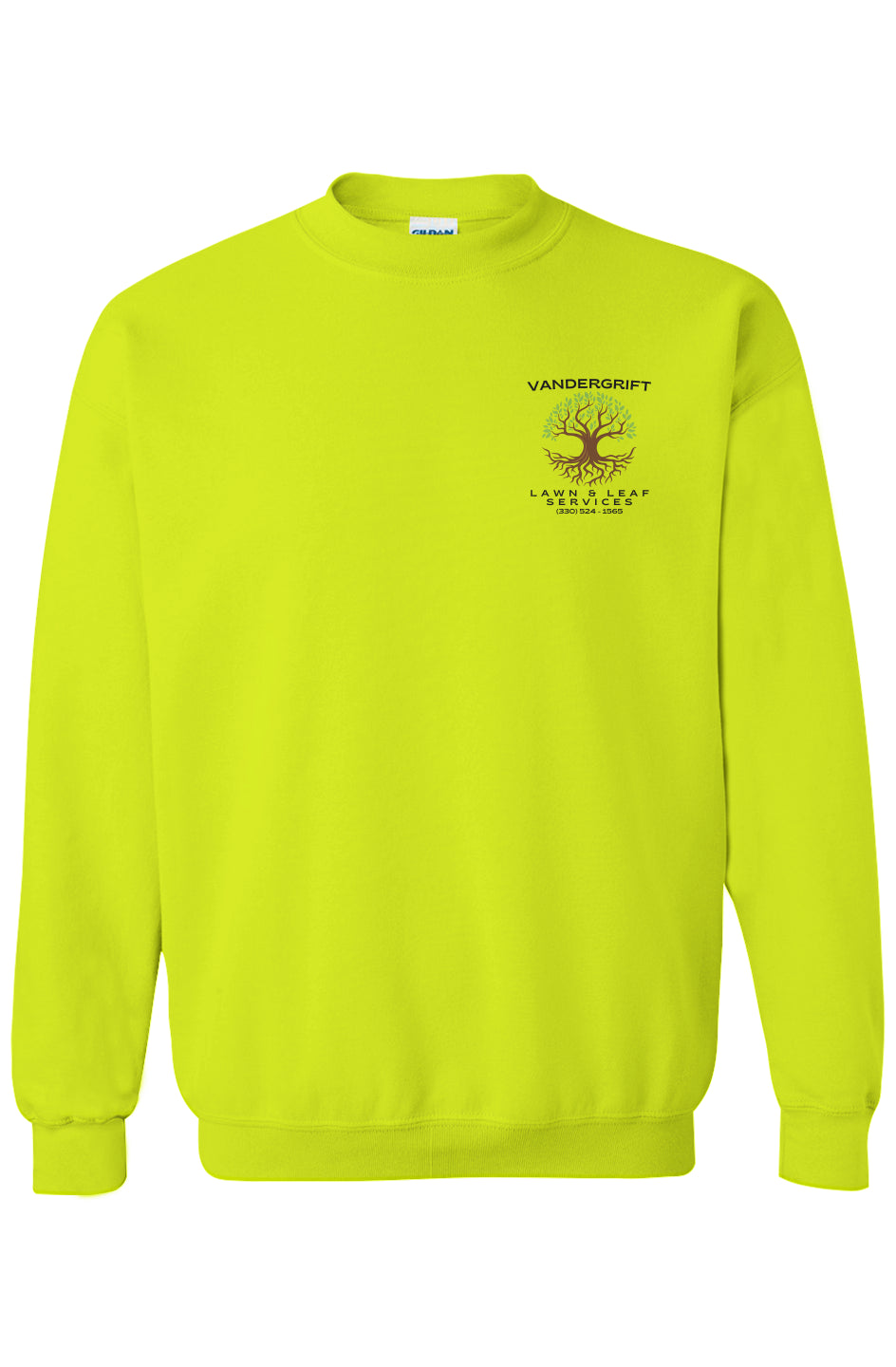 High Visibility Crewneck yellow