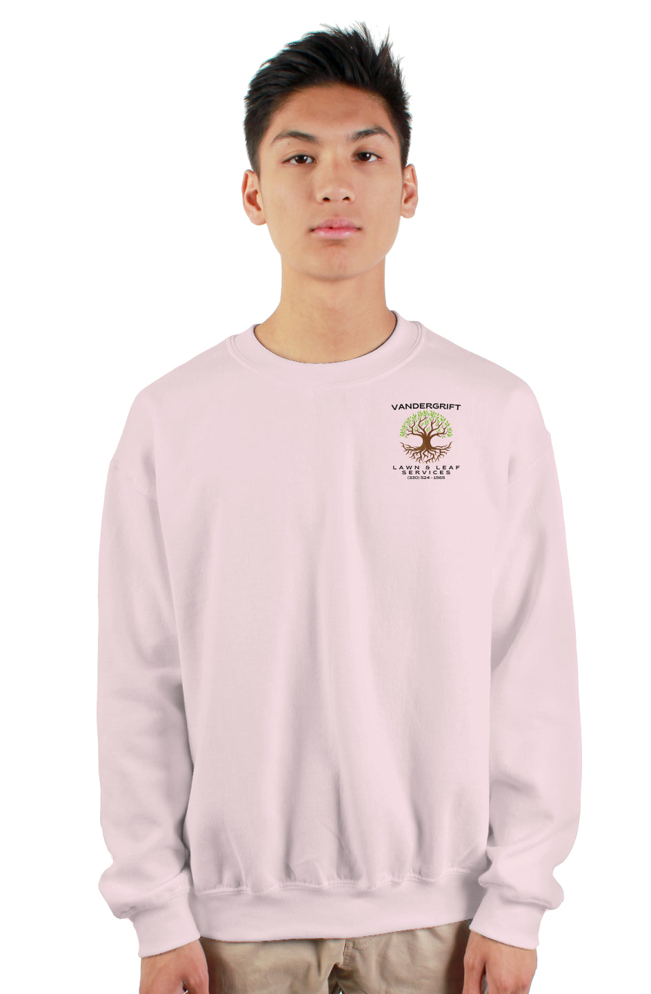 gildan heavy crewneck sweatshirt light pink