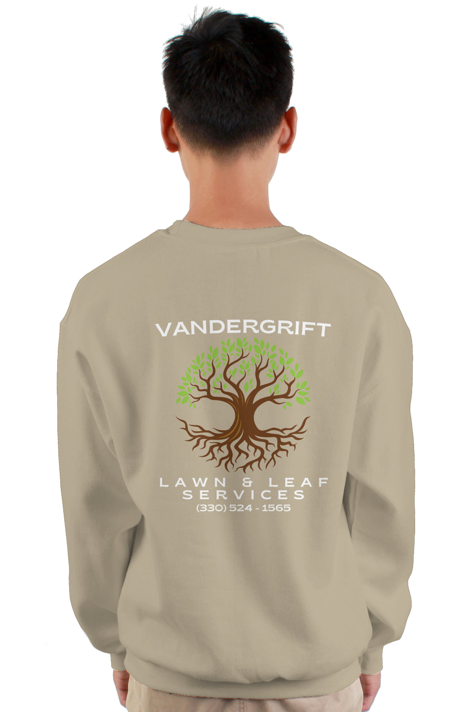gildan heavy crewneck sweatshirt sand